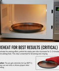 10 Inch Microwave Crisper Pan Turns Your Microwave Into A Fry Pan For Crispy Browning And Fast Even Cooking When Reheating Pizza