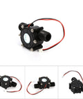 10W High Power Mini Water Turbine Hydroelectric Generator with cables for on-the-go charging, black color, compact design.