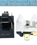 4.7 Ohm 3 Pin PTC Start Relay with Overload Protector, durable materials for Whirlpool, Vissani, Kenmore fridges