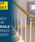 UT Gear Driven Railbolt For Handrails To Staircase Fittings And Newels in installation example