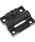 Black Adjustable Torque Door Hinges 4 Hole Sliding Bearing Hardware For Quiet Smooth Operation Position Control Heavy Duty Durable Door Hardware