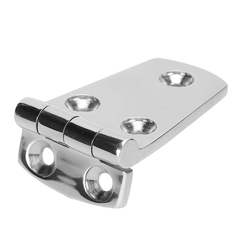 316 Stainless Steel Door Hinge With Five Holes 76 By 38mm Mirror Polished Finish For Indoor And Outdoor Use Universal Cabinet And Window Accessory