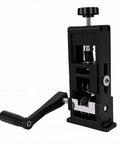 Heavy Duty Hand Crank Wire Stripper Machine For Electric Drill With Hardened Blades Portable Cable Stripping Tool for Electricians close-up view.