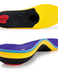 Heavy Duty Orthotic Insoles For Plantar Fasciitis With 220 Plus Lbs Capacity, High Arch Support And Shock Guard Tech