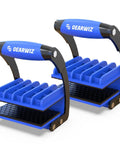 Crush Your Heavy Loadouts With This Panel Carrier Tool For 4x8 Sheets Up To 100 Lbs One Handed Ergonomic Grip Smooth Operator Board Hauler For Plywood And Lumber Zero Back Strain Includes Two Handles ergonomic blue handles with textured grips for secure one-handed carrying