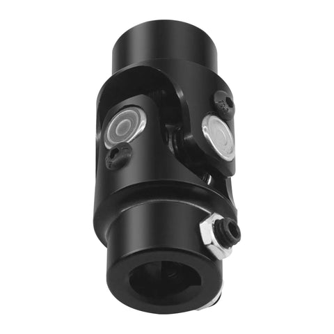 5/8-36 Spline To 3/4 In Double D Universal Joint Shaft 83mm Long Black Finish, 4000 RPM Max, 35 Degree Working Angle