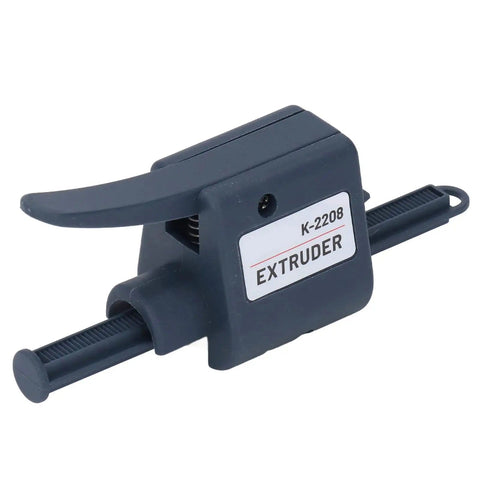 Close-up of black Two Pack Solder Paste Extruder Portable Flux Glue Dispenser For Pro Grade Solder Paste Application Quick And Clean No Mess