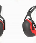 Overhead Hearing Protection Ear Muffs With 28 Decibels NRR For Construction Manufacturing Auto Shop Woodworking Mining And More