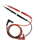 Deluxe Silicone Test Leads For HVAC Pros With Gold-Plated Tips, Flexible Silicone Insulation, L-Shaped Banana Plug Multimeter Set