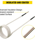 8 Piece Induction Coil Kit For Induction Heaters With Varying Coil Lengths, heat resistant coil with insulated design