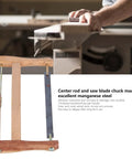 Rugged Teakwood Frame Saw With Razor Sharp Manganese Steel Blade For Effortless Wood Cutting, 400mm size and thickened handle.