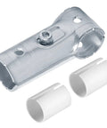 20 Sets T Pipe Clamp Fittings For Half Inch EMT Conduit With PE Adapter Shims Bolts And Nuts Included Electrogalvanized Low Carbon Steel