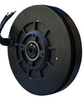 Super Smooth Industrial Brushless Motor 50V With Low Cogging Torque For Precision Automation And Planetary Reducer Integration. Black round motor with wires.