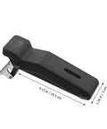 4 Pack Flexible Draw Latch Rubber Lock Replacement Kit For Front Storage Rack, Cargo Box, And Boat Compartment Compact Hidden Mount