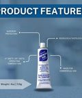 Tube of food grade equipment lubricant, 4oz, labeled for processing machinery, with NSF approved mineral oil.