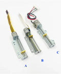 Heavy Duty Rock Solid DC 5V Two Phase Four Wire Stepper Motor Linear Actuator With Permanent Magnet Slider Nut, three models