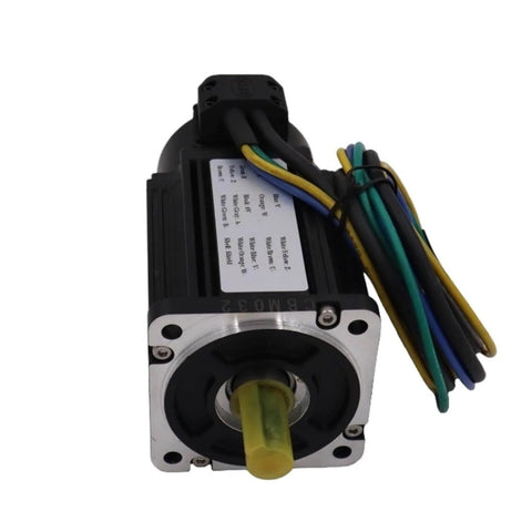 Front view of 80Mm Electric Servo Closed Loop Encoder Motor 24V 48V DC BLDC High Torque 400W 1500RPM 2.5Nm for CNC and 3D printers
