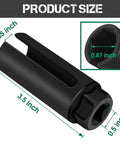 Oxygen Sensor Socket 22mm Seven Eighths Inch Hex With One Half Inch Drive, Heavy Duty O2 Sensor Removal Tool With Side Wire Cutout, dimensions shown