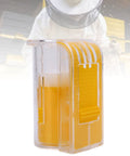 Queen Bee Marking Kit For Beekeepers One Handed Queen Catcher Bottle Cage With 0 99 Number Sticker And Tweezers Beekeeping Supplies Tools For Beehive Beekeeper Equipment Yellow displayed against beehive background