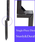 Close-up of Heavy Duty Fence Post Repair Kit For 4x4 And 6x6 Wood Posts showing one-piece post brackets, sturdy design