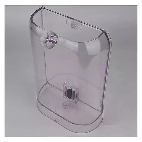 Clear large-capacity water tank compatible with Nespresso J620, showing dustproof cover and huge reservoir for home, office use.