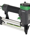 Top Shelf Pneumatic Brad Nailer Heavy Duty Compressed Air Wood Nail Gun with side load and safety features.