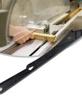 Rock Solid 16 Inch Safety Push Block, heavy duty plastic, used for feeding wood safely through table saws.