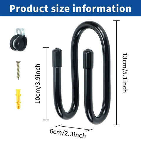 Product size of Pack Of 2 Bow Hanger Wall Mounts Adjustable Bow Holder Rack for compound and recurve bow storage