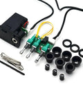 3 Band Guitar Piezo Pickup Preamp System Kit For Acoustic And Classical Guitars With 6.35mm Output Built In Equalizer Easy Install Replacement For Piezo Pickups Dope Tone, showing components and wires