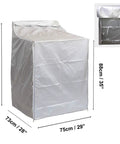 Top Loading Washer And Dryer Cover Waterproof Dustproof Sunproof Fits Most Washers And Dryers 29W X 28D X 43H Inches Durable Nylon