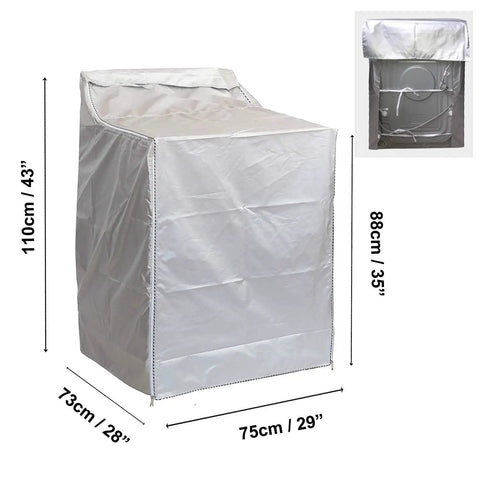 Top Loading Washer And Dryer Cover Waterproof Dustproof Sunproof Fits Most Washers And Dryers 29W X 28D X 43H Inches Durable Nylon