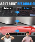 2025 Upgrade Car Scratch Repair Paste For Deep Scratches With Wide Sponge, Rapid Easy Application, before and after results