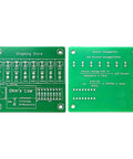 Front and back view of PCB from Beginner Friendly Soldering Practice Kit For Exploring Current And Resistance Relationships With Hands On SMD Resistor Projects Plus LED Demos And Real World Circuit Building For Beginners And Hobbyists.