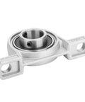 Tough As Nails Two Bolt Pillow Block Bearing With 20mm Bore Zinc Alloy Housing, close-up view highlighting precision ball insert.