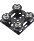 Gantry plate with pulleys from Black V Slot Aluminum Profile Extrusion Kit With Linear Rail System And Gantry Plate Set Includes Pulley 550mm