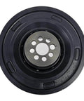 Audi A6 Quattro Harmonic Balancer Replacement Cast Iron Black For Serpentine Drive Belt 59mm Depth And 24mm Inside Diameter Fits 2009 2019 Models OEM 6E105251E 6E105251F