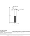 Top Shelf Grade Two Titanium Hex Head Bolts M6 Metric Thread By Forty Millimeter Pack Of Ten Corrosion Resistant Fasteners Ready For Saltwater And Shop Grind Jobs Delivering Hardcore Strength And A Sleek Polished Finish That Never Fades Over Time - Right view technical drawing.
