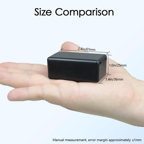 Built Tough Abs Plastic Project Box 8 Piece Set Small Electrical Junction Enclosure For Diy Electronics And Circuit Prototyping In Black on hand for size comparison.