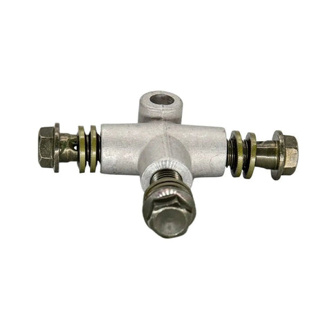 Heavy Duty Hydraulic Brake Hose Fittings 3 Way T For ATV Dirt Bike Offroad Quad UTV, steel brake line connector