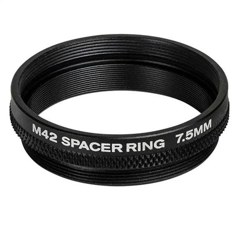 7.5mm ring from Pro Grade Astro Imaging M42 Spacer Kit With 7.5mm 12mm And 30mm Rings For Back Focus Fine Tuning Between Camera And Telescope