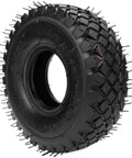 Set Of Two 4.10/3.50-4 Tire And Inner Tube With Bent Valve Stem For Lawn Mower Hand Truck Wheelbarrow Go Kart Trailer Snowblower