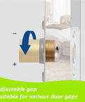 Eight Sets Stainless Steel Ball Catch With Adjustable Hidden Door Latch showing adjustable gap mechanism for secure fit.