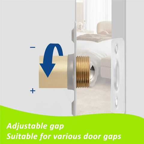 Eight Sets Stainless Steel Ball Catch With Adjustable Hidden Door Latch showing adjustable gap mechanism for secure fit.