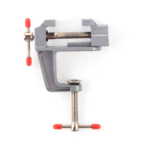 Compact Table Vise For DIY Projects And Crafting, Portable Bench Vise With Swivel Base, Adjustable 0 To 1.2 Inch Clamping Range