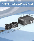 Universal 36 Volt Replacement Power Adapter For Cordless Stick Vacuum Battery Home Cleaning Gadget with 5.9FT power cord.