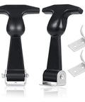 Heavy Duty Rubber Latch Set Of 2 With Flexible Draw Latches Stainless Steel Brackets T Handle Hasp All Weather Vibration Resistant Fasteners