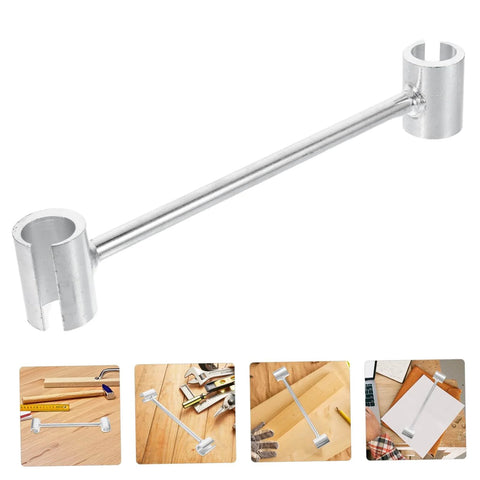 Metal Door Hinge Gap Adjuster Kit for Precise Alignment and Easy Repair Universal Hinge Fix Tool Set with Heavy Duty Wrench