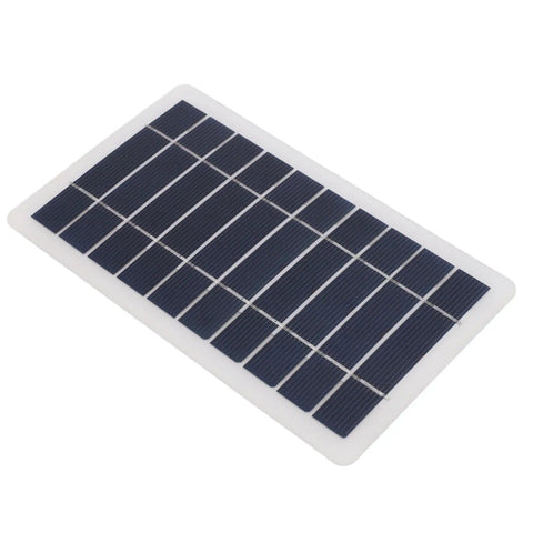Awesome 5W Solar Panel Charger for Home and Outdoor Security Cameras - High-Efficiency Monocrystalline Cells Deliver Fast Charging