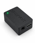 Heavy Duty Six Axis Vibration Analyzer For CNC Spindle And Machine Health Monitoring Delivers Dead On FFT Diagnostics With Rock Solid Wifi Connectivity And Straight Up No App Hassle Gonna Keep Your Gear Running Smooth, compact black device with green LED indicator.