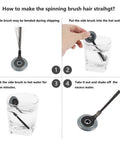 Steps to straighten side brush for 10 Pack Replacement Side Brushes And Filters For Shark ION Robot Vacuum Models R85 RV850.